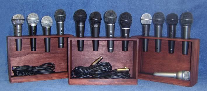 Wall Mounted Multiple Microphone Holder With Pics - Peavey Forum