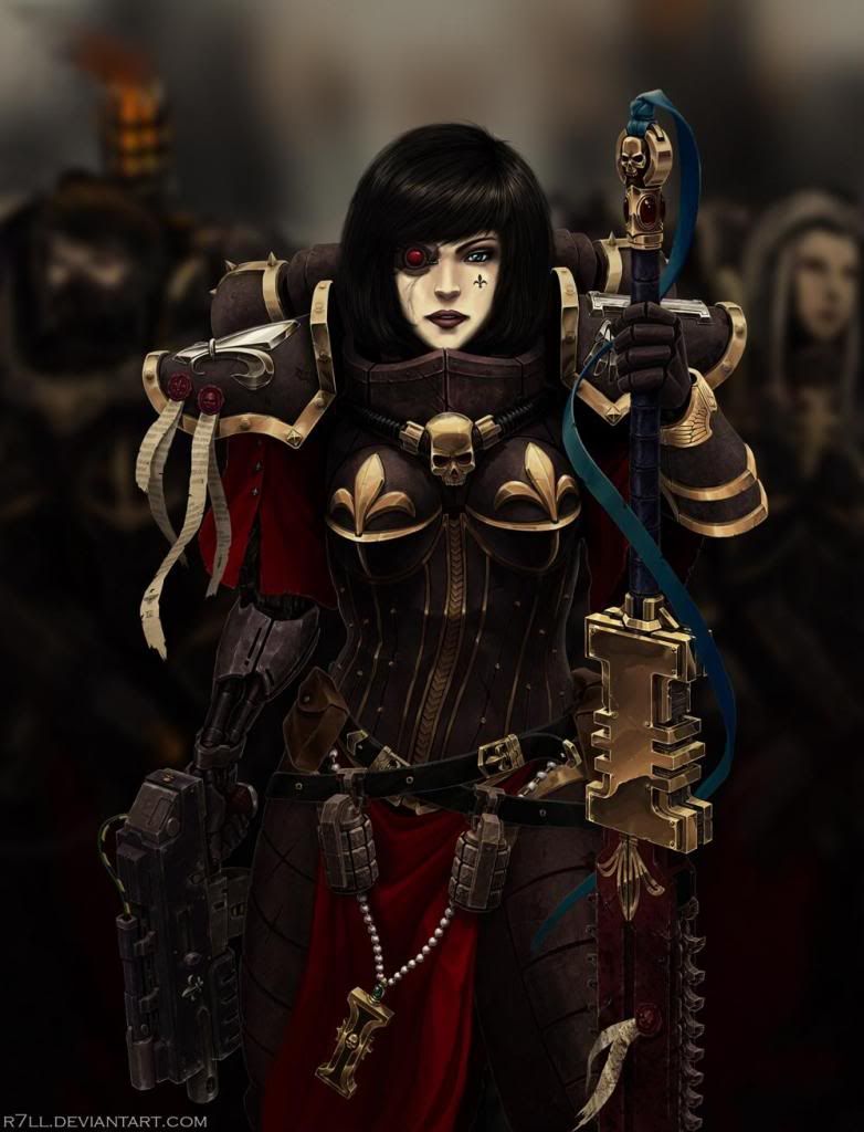 brunettes-skulls-art-warhammer-40k-armor