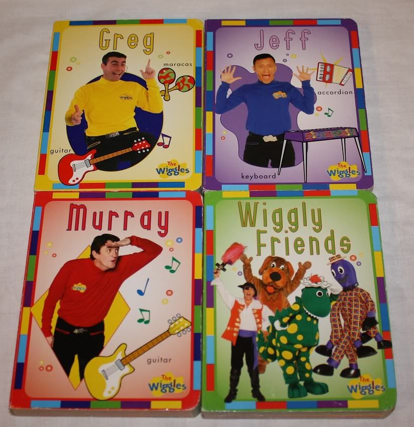 The Wiggles Board Books Set Of 4 Greg Jeff Murray Wiggly Friends