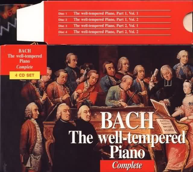 Christiane Jaccottet - harpsichord - J.S.Bach - The Well-Tempered Piano Complete. 4CD (1989)