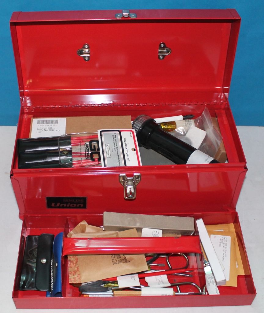 Military Surplus Electronic Technician Tool Box Includes Weller WTCPK