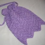 Lavender Crocheted Bag <P>  **CLEARANCE**