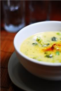 creamy broccoli and cheddar soup