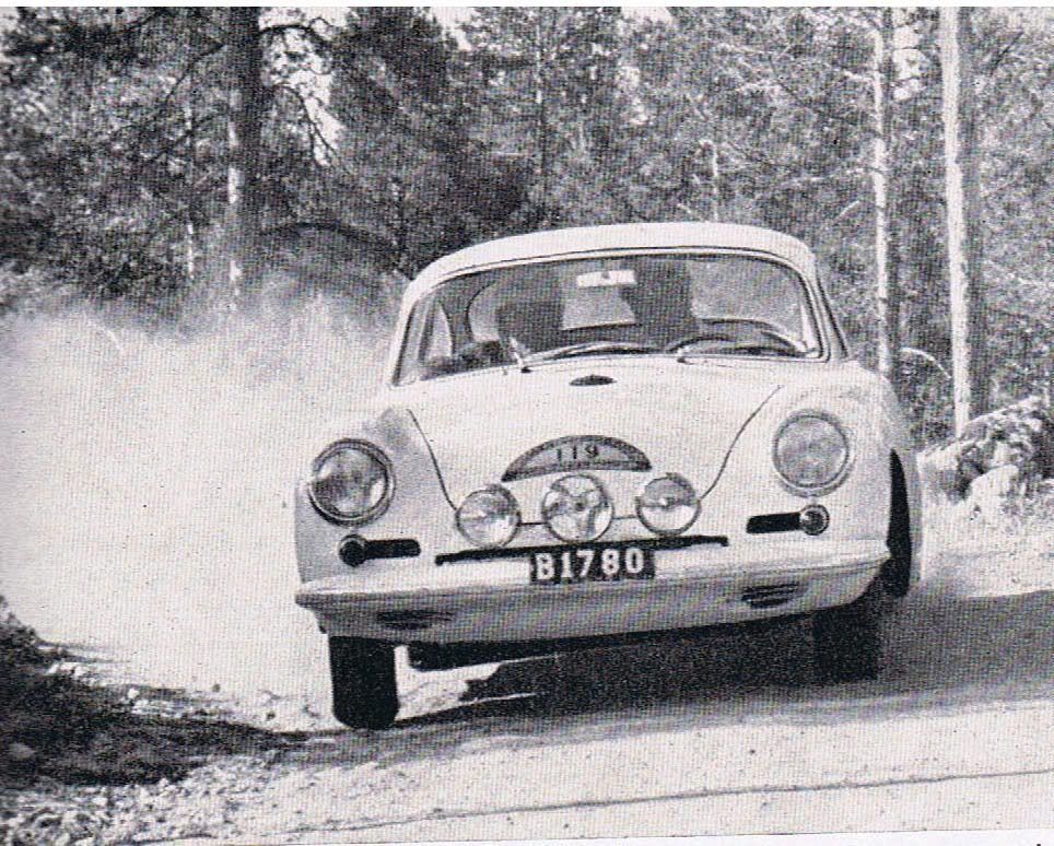 Harry Bengtsson Sweden Porsche 356 Super 90 GT 1961 Rally Midnigt Sun 1961