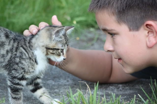 Scott and new kitten