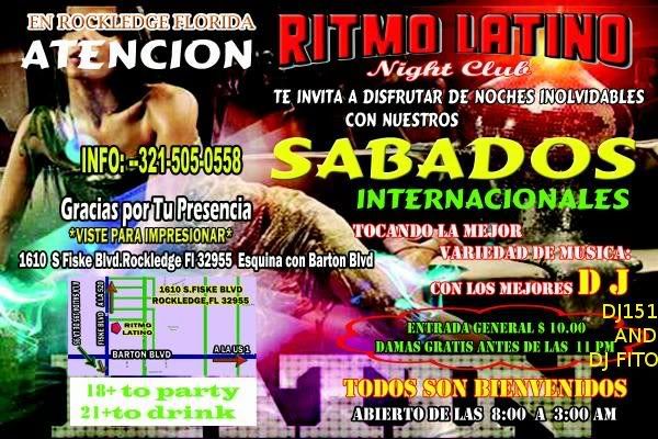 ritmo latino sabados