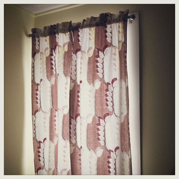  vintage barkcloth drapes curtains happily married fabrics