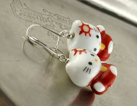 Kolczyki Hello Kitty