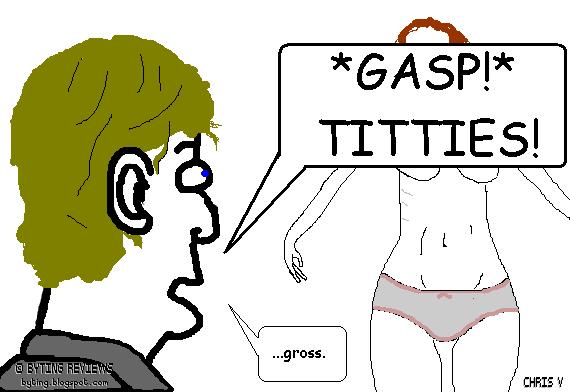 It's too bad you can't see the breasts, they're really hot