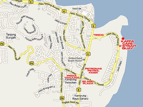 Straits Quay Map