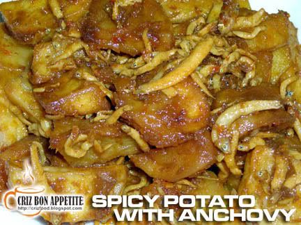 SPICY POTATO WITH ANCHOVY