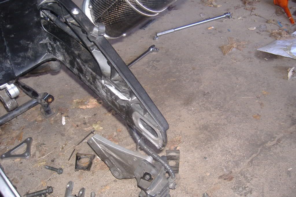 R6 swingarm swap Kawasaki Motorcycle Forum