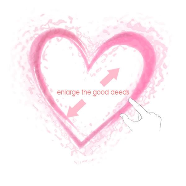 enlarge the good deeds