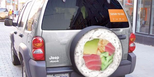 sushi to go jeep