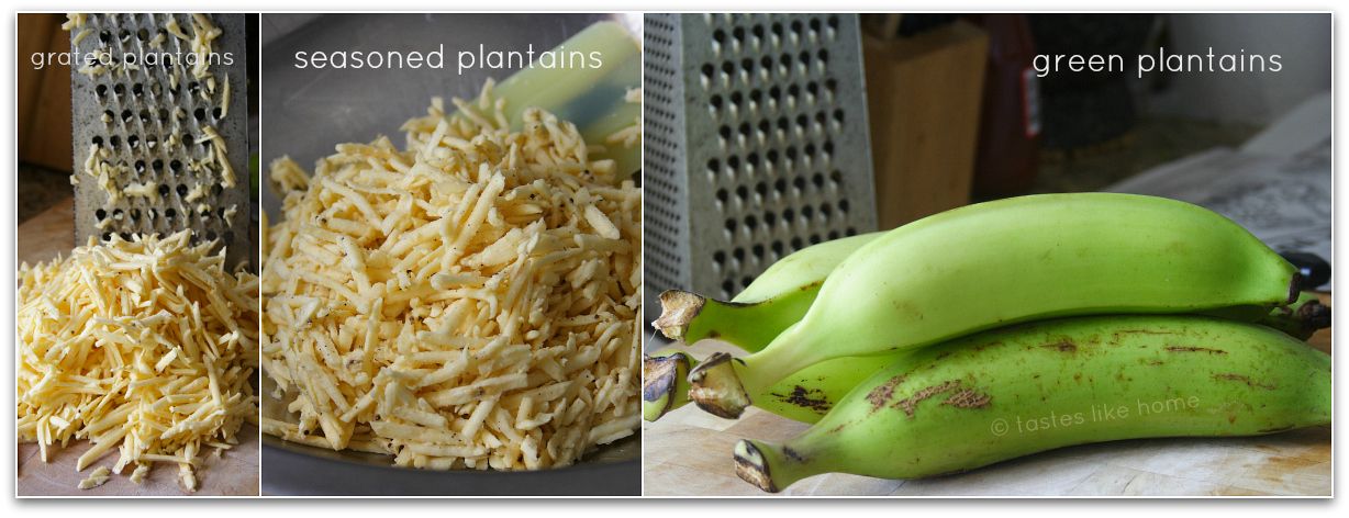 Plantain Sticks prep
