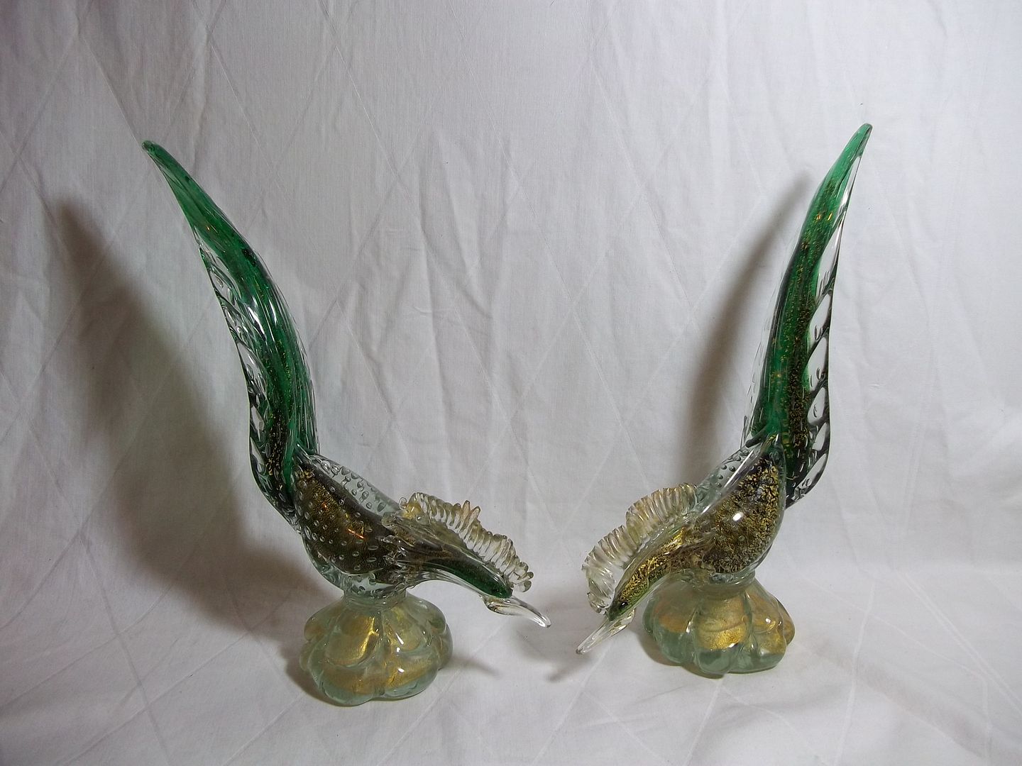 glass pheasant figurine
