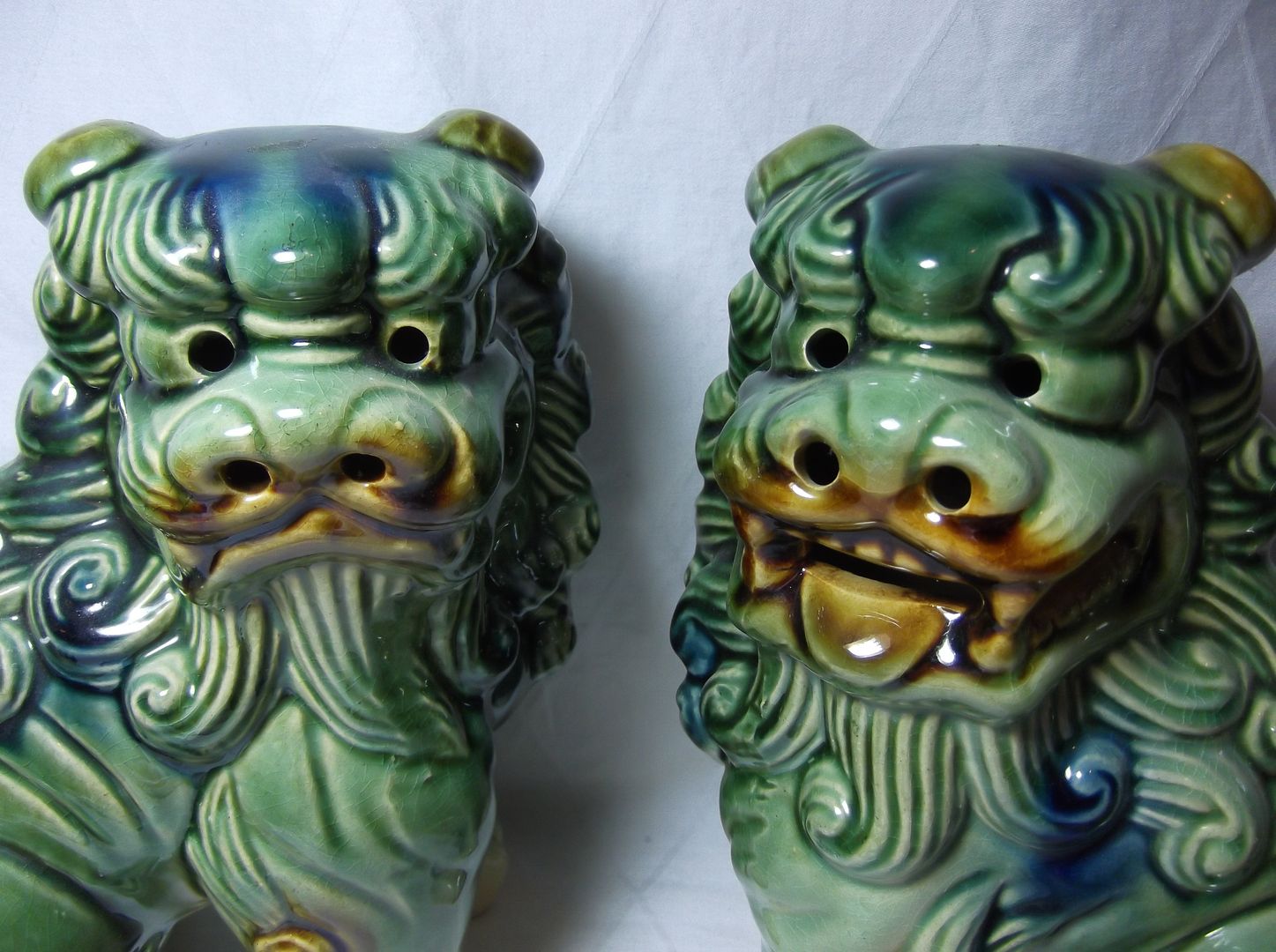 chinese foo dog statue antique