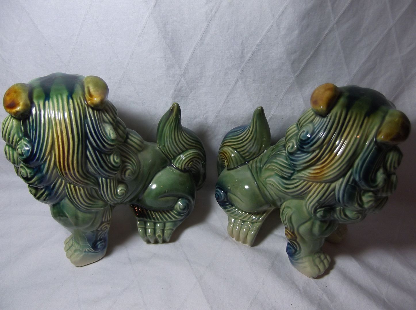 antique foo dog statues