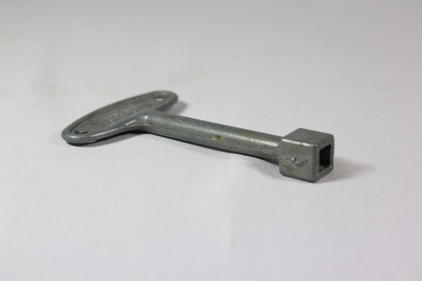 Vintage Silver Metal BLUE FLAME Log LIGHTER Canterbury Fireplace Gas