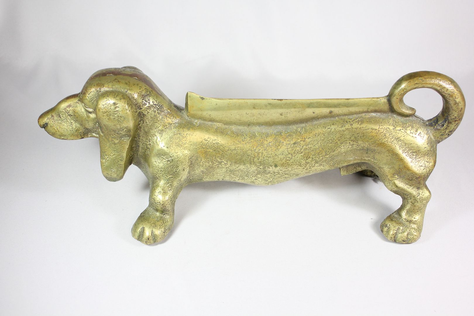 Vintage Solid Brass DACHSHUND Weiner Dog BOOT SCRAPER Door Stop eBay