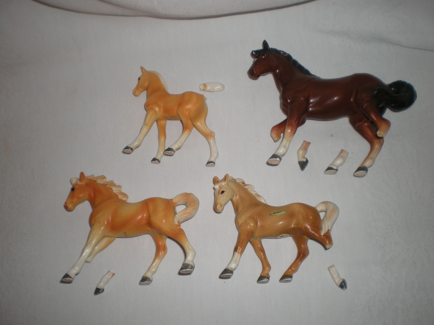 vintage horse figurines japan