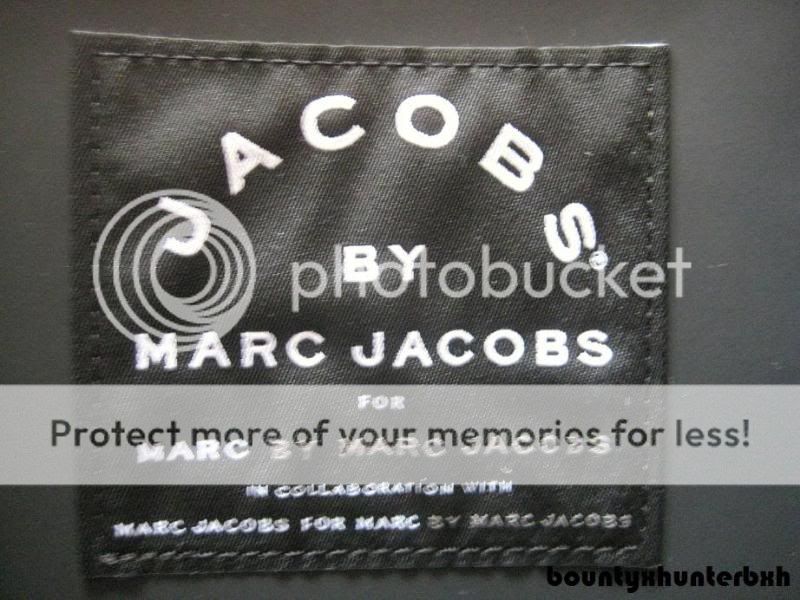 MARC JACOBS Black Rubber Tote Bag Handbag Purse Small S  