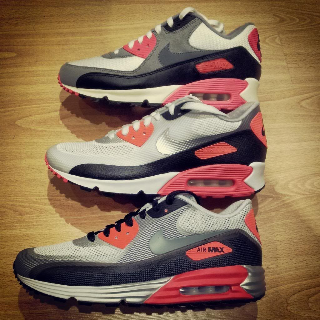 SneakerCollector.es • View topic Nike Air Max 90 NIKE AIR MAX 90 2014 Leather Qs Size 10.5 646909 100 White
