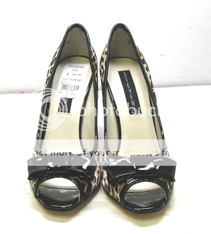 Steve Madden NANSY Leopard Woman Heel Shoes Size 7.5 US  