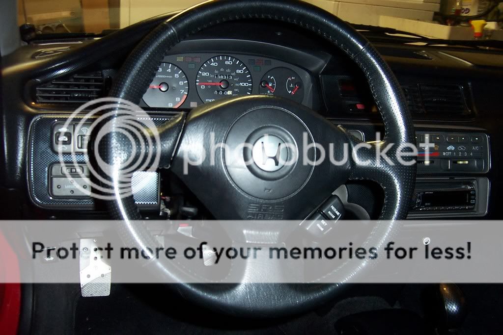 9295 EG/EJ Civic S2K steering wheel and hybrid JDM/USDM gauge cluster