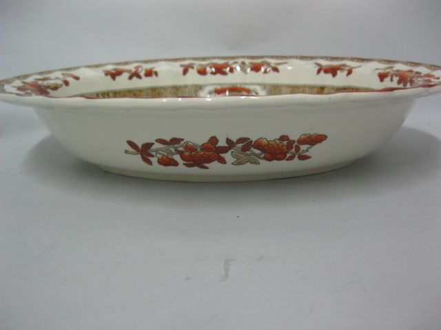 Oval Vegetable Bowl 10 1/4 Copeland Spode India Tree  